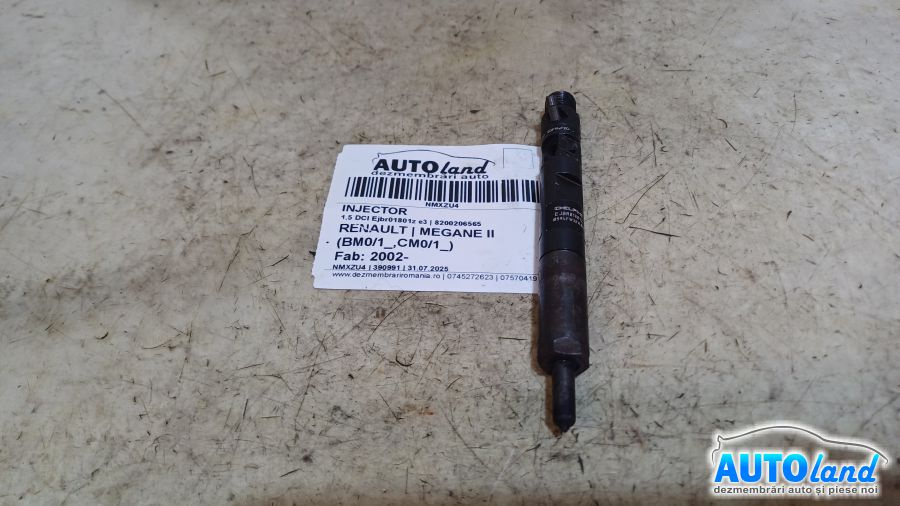 Injector 8200206565 1.5 DCI Ejbr01801z E3 Renault MEGANE II BM0/1 ,CM0/1 2002