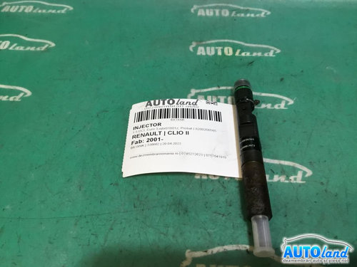 Injector 8200206565 1.5 DCI, Euro 3,ejbr01801z, Probatgarantie La 8qpq Renault CLIO II 2001