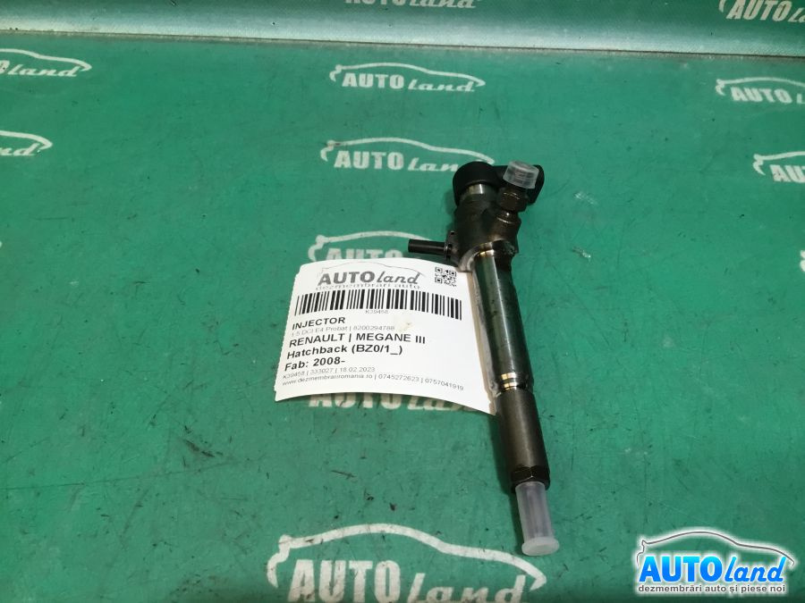 Injector 8200294788 1.5 DCI E4 Probat Renault MEGANE III Hatchback BZ0/1 2008