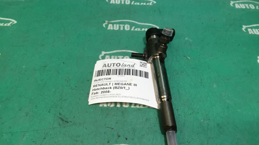 Injector 8200294788 1.5 DCI E4 Probat Renault MEGANE III Hatchback BZ0/1 2008