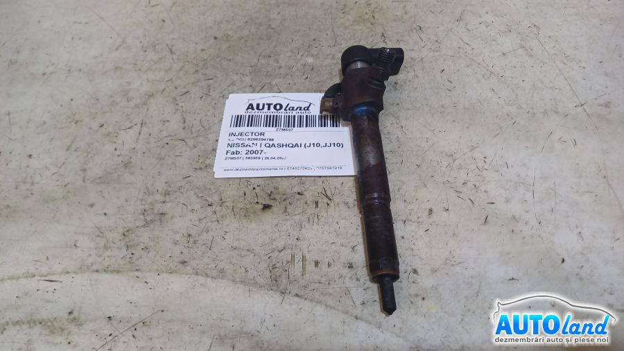 Injector 8200294788 1.5 DCI Nissan QASHQAI J10,JJ10 2007