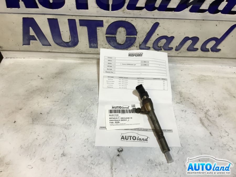 Injector 8200842205 1.5 DCI E4 Siemens Renault MEGANE III Hatchback BZ0/1 2008