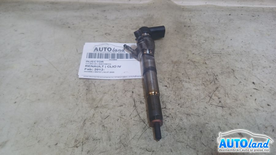 Injector 8201100113 1.5 DCI E5 Renault CLIO IV 2012