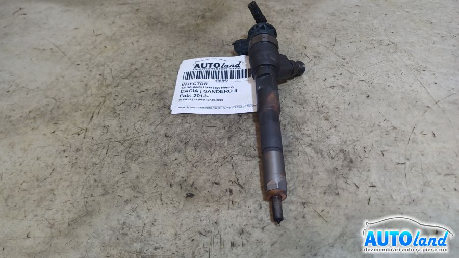 Injector 8201108033 1.5 DCI 0445110485 Dacia SANDERO II 2013