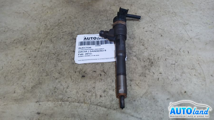 Injector 8201108033 1.5 DCI 0445110485 Dacia SANDERO II 2013