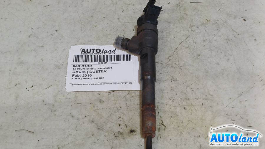 Injector 8201453073 1.5 DCI, 0445110652 Dacia DUSTER 2010