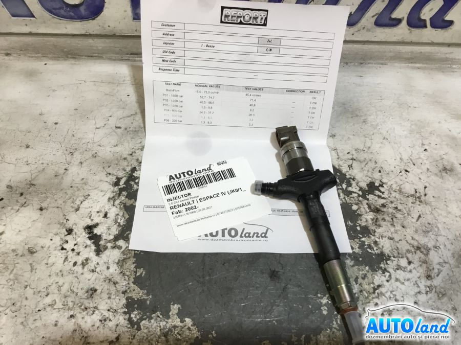 Injector 8972391617 3.0 DCI Denso Probat Renault ESPACE IV JK0/1 2002