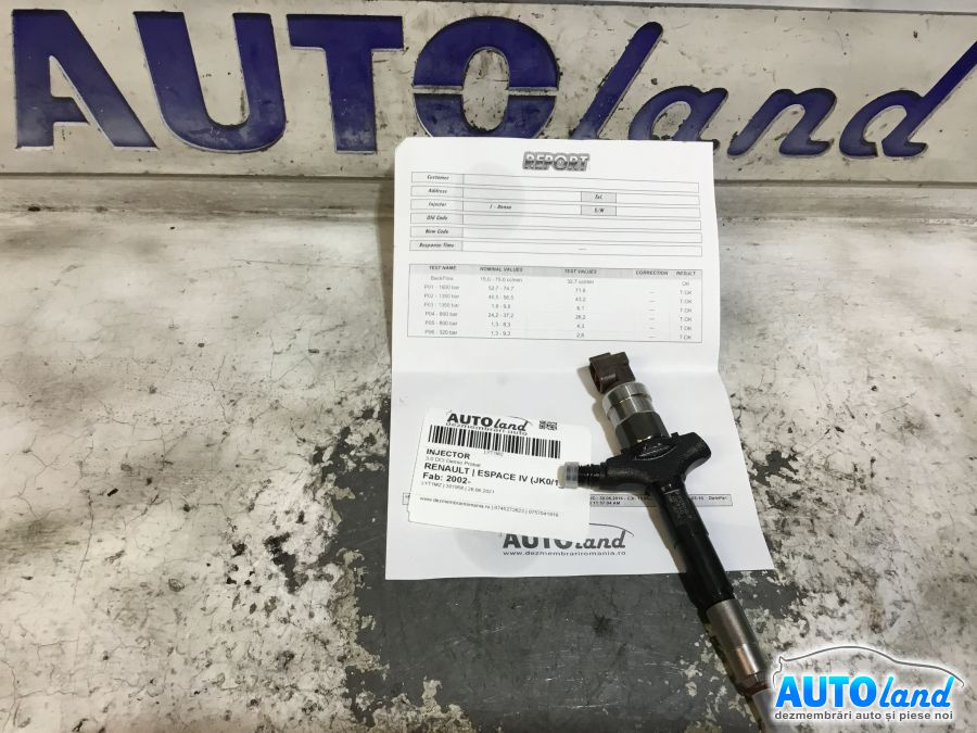 Injector 8972391617 3.0 DCI Denso Probat Renault ESPACE IV JK0/1 2002
