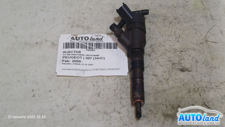 Injector 9637536080 2.0 HDI 0445110044 Peugeot 307 3A/C 2000