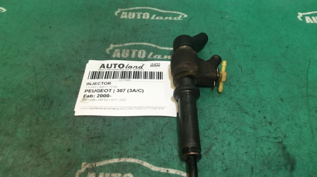 Injector 9652173780 2.0 HDI Peugeot 307 3A/C 2000