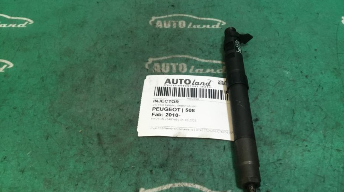 Injector 9686191080 2.0 HDI Delphi Peugeot 508 2010