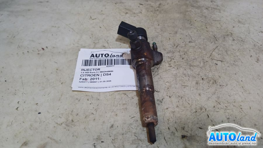 Injector 9802448680 1.6 HDI Euro 5 Citroen DS4 2011