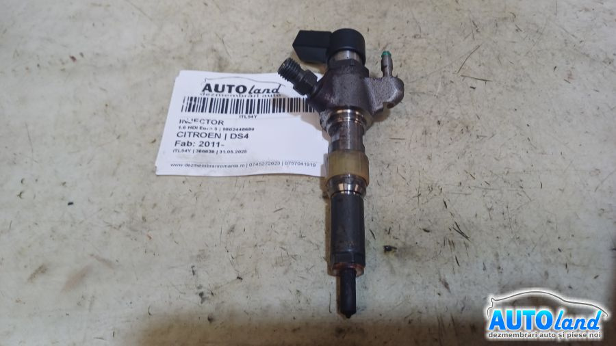 Injector 9802448680 1.6 HDI Euro 5 Citroen DS4 2011