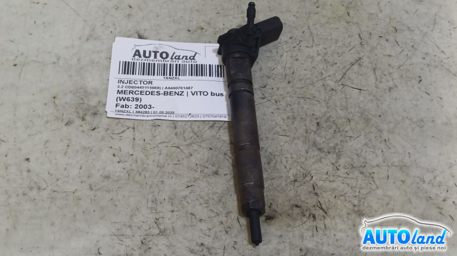 Injector A6460701487 2.2 CDI0445115069 Mercedes-Benz VITO bus W639 2003