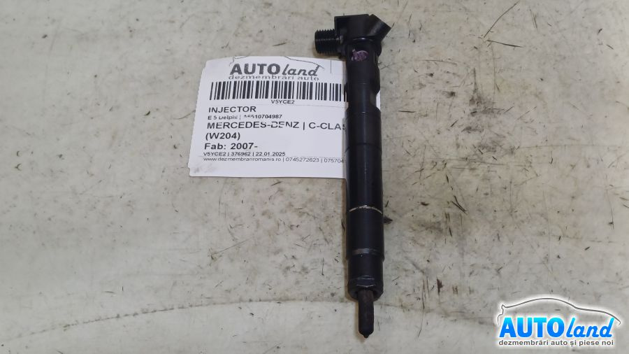 Injector A6510704987 E 5 Delphi Mercedes-Benz C-CLASS W204 2007