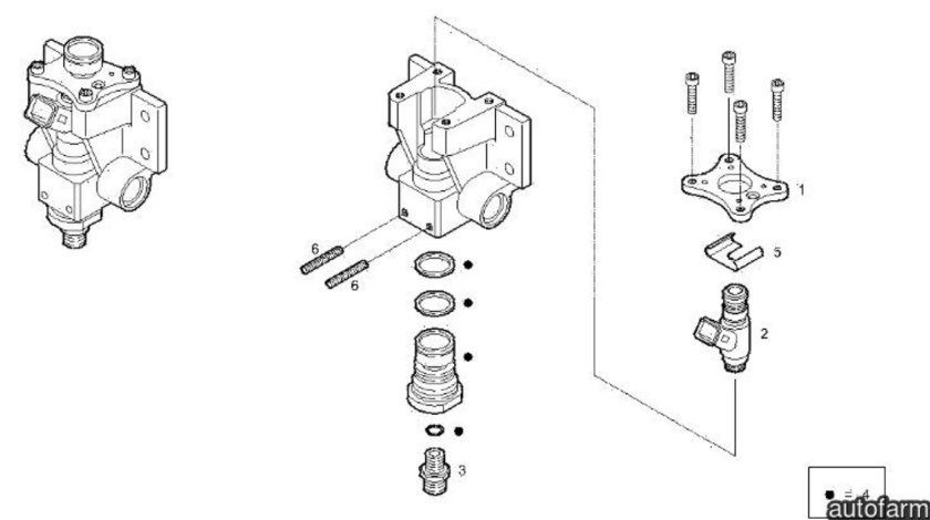 Injector Ad-Blue autobuz Irisbus (poz.2) BOSCH F 00B H40 010