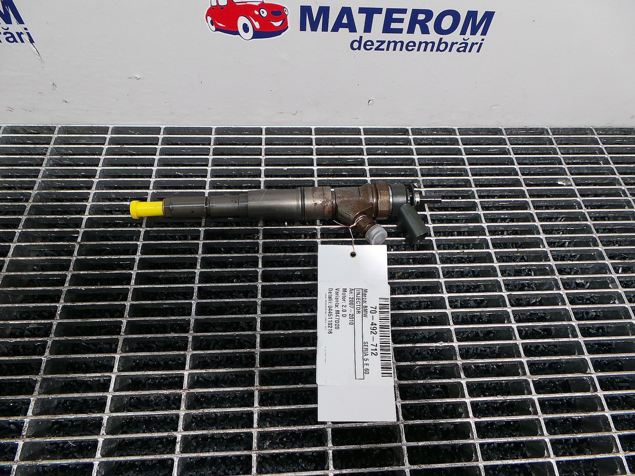 INJECTOR BMW SERIA 5 E 60 SERIA 5 E 60 2.0 D - (2007 2010)