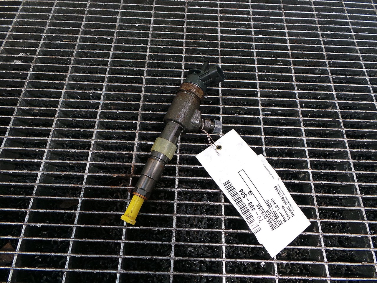 INJECTOR CITROEN C3 C3 1.6 HDI - (2009 2016)