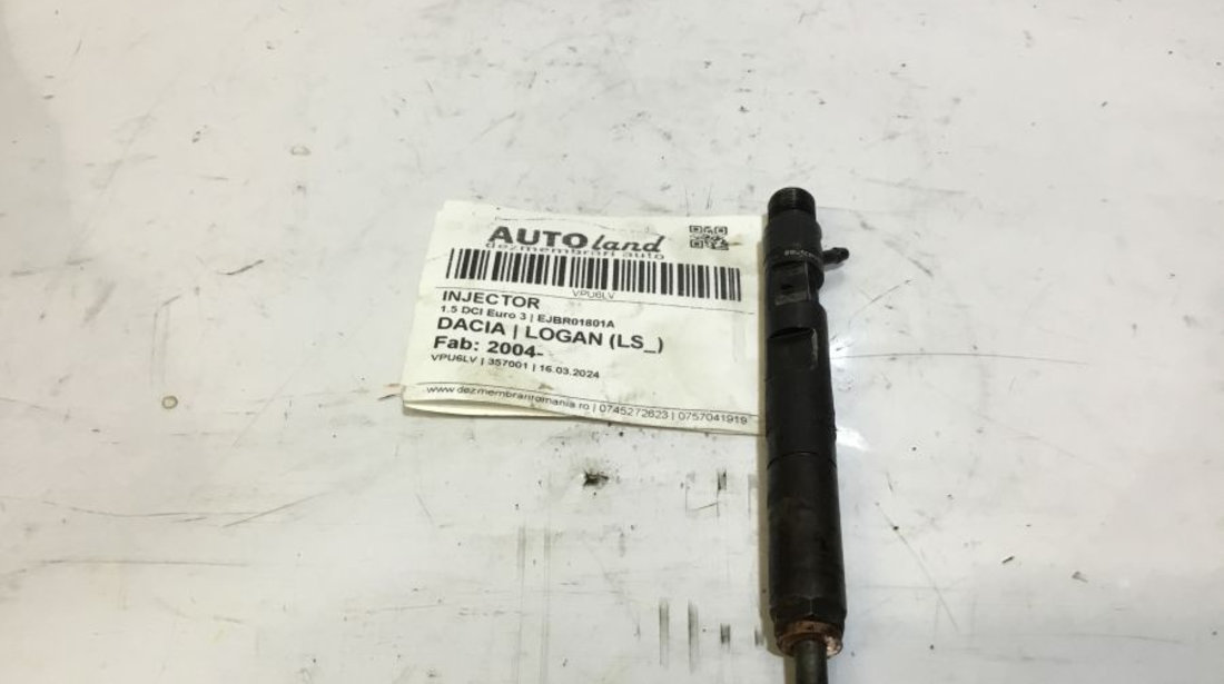 Injector Ejbr01801a 1.5 DCI Euro 3 Dacia LOGAN LS 2004