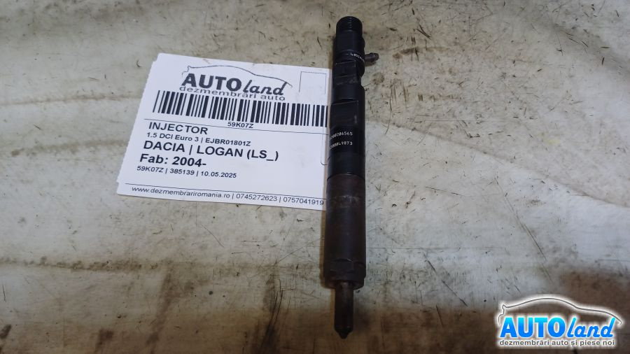 Injector Ejbr01801z 1.5 DCI Euro 3 Dacia LOGAN LS 2004