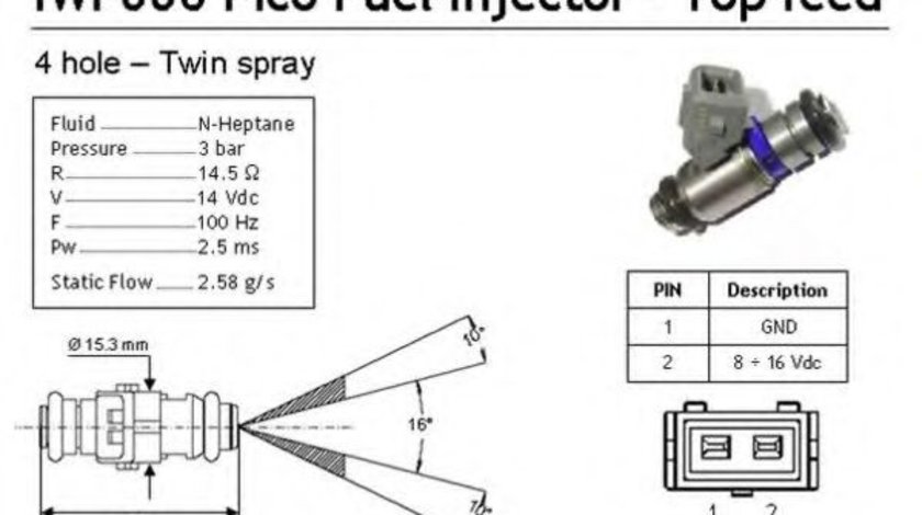 Injector FIAT STILO (192) (2001 - 2010) MAGNETI MARELLI 214310000610 piesa NOUA