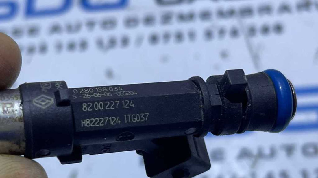 Injector Injectoare Dacia Logan 1 1.4 2004 - 2012 Cod 0280158034 8200227124