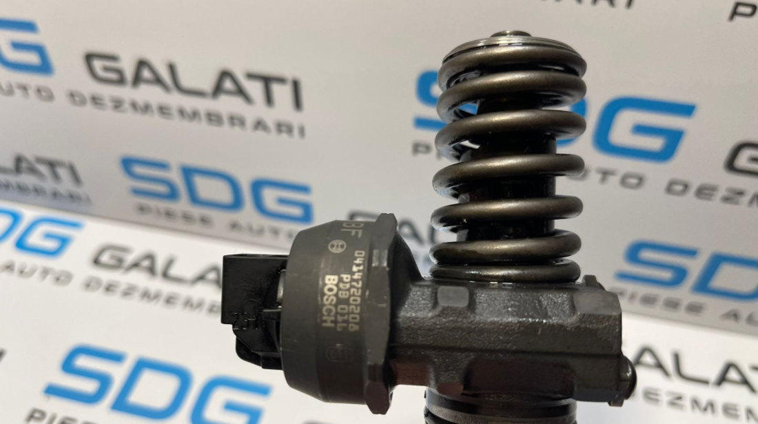 Injector Injectoare Pompa Pompe Duza Audi A3 8L 1.9 TDI AXR 2001 - 2003 Cod 038130073AM 0414720208