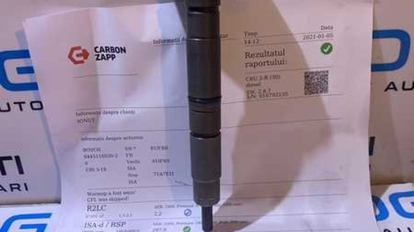 Injector Injectoare Verificate cu Fisa Seat Exeo 2.0 TDI CAGA CAGC CAHA 2009 - 2014 Cod 0445116030 03L130277