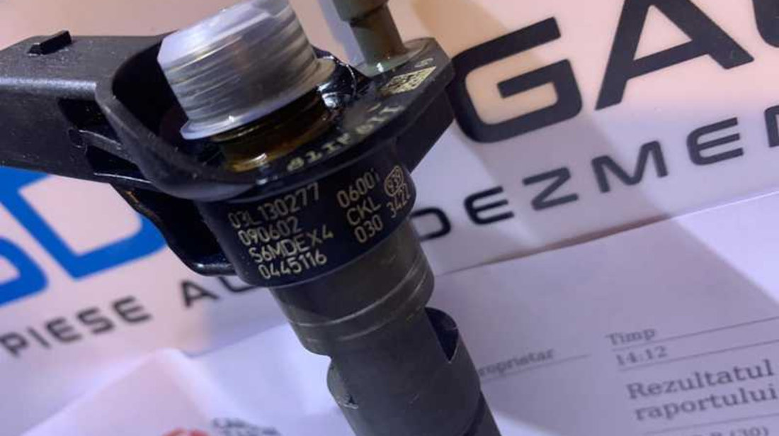 Injector Injectoare Verificate cu Fisa VW Passat B7 2.0 TDI CBAA CBAB CBAC CBBB CBDC 2010 - 2015 Cod 0445116030 03L130277