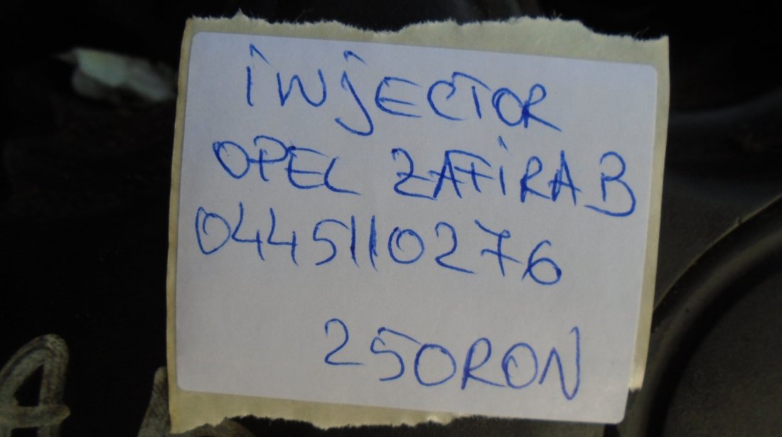 Injector opel zafira b cod 0445110276