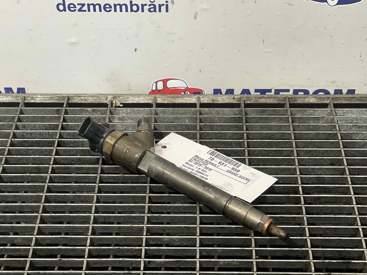 INJECTOR RENAULT GRAND SCENIC 1.6 DCI - (2013 2016)