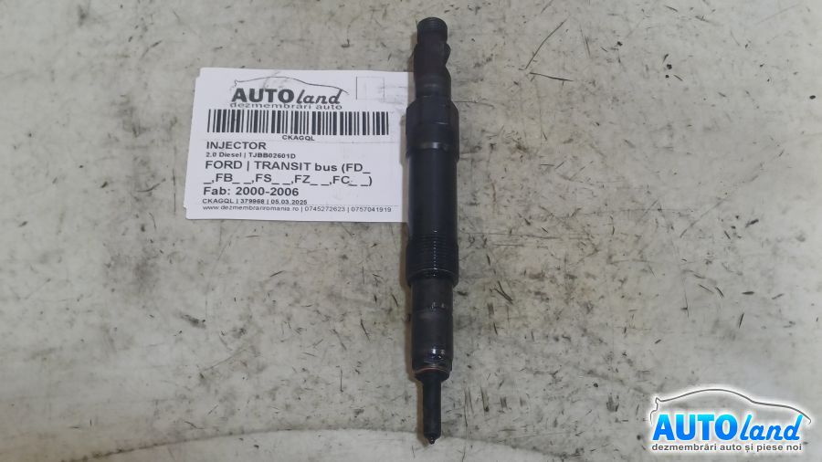 Injector Tjbb02601d 2.0 Diesel Ford TRANSIT bus FD ,FB ,FS ,FZ ,FC 2000-2006