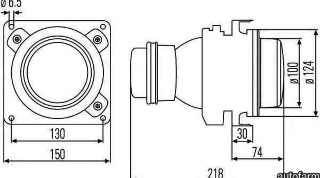 Insertie, far NEOPLAN Euroliner HELLA 1BL 007 834-037