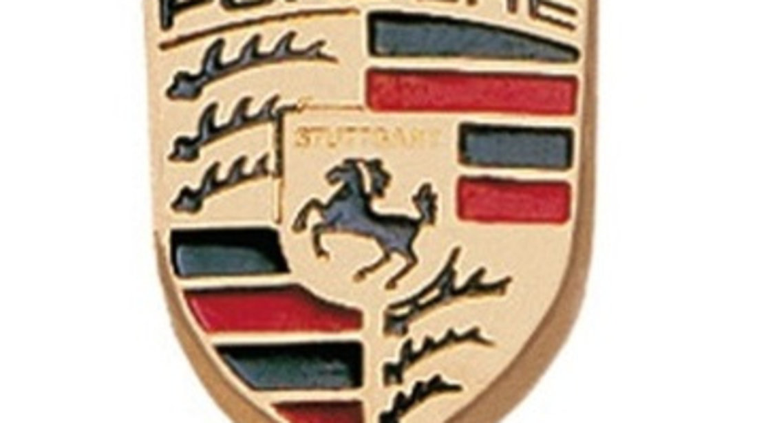 Insignia Crest Oe Porsche Essential 13MM Metal Auriu WAP10705010
