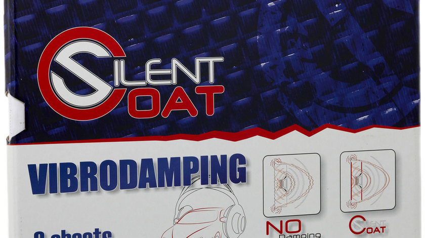Insonorizant auto SC-M2-0.8 Silent Coat Shop pack, 8 buc. (2mm)