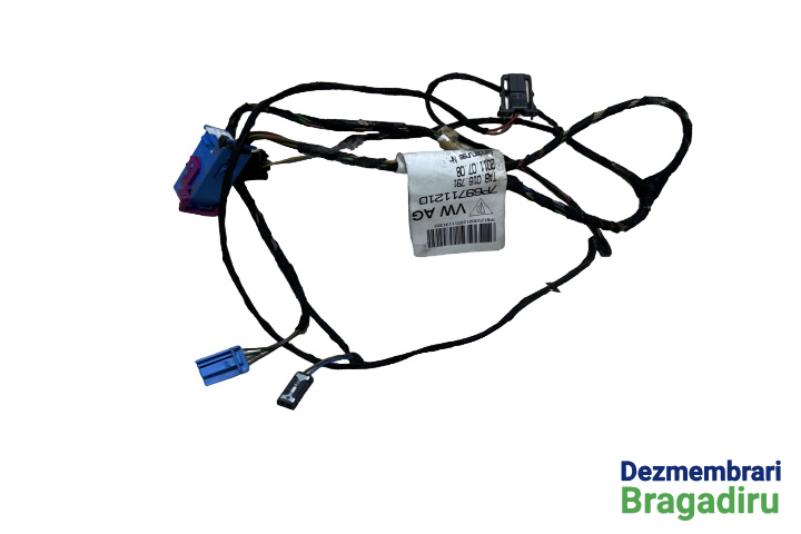 Instalatie electrica pe fata de usa dreapta fata Cod: 7P6971121D Volkswagen VW Touareg generatia 2 7P [2010 - 2014] Crossover 3.0 TDI Tiptronic 4Motion (245 hp) Cod motor: CRC Cod cutie: NAC Cod culoare: LG7W