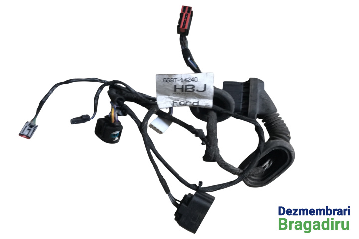 Instalatie electrica usa spate dreapta Cod: 6G9T-14240-HBJ 6G9T-14240-HBJ Ford Mondeo MK4 [2007 - 2010] Liftback 2.2 TDCi DPF MT (175 hp) MK4 (BA7)