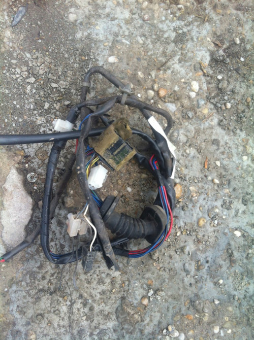 Instalatie electrica usa stanga fata Mitsubishi Pajero 2 [facelift] [1997 - 1999] SUV 2.5 TD AT (99 ...
