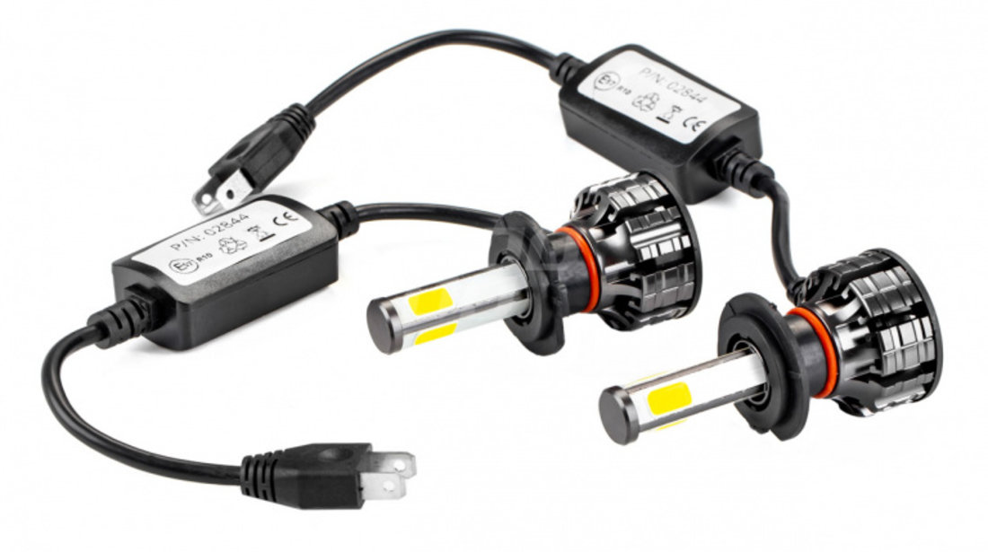 Instalatie LED COB 2Side AMiO, compatibil H7 AVX-AM02844