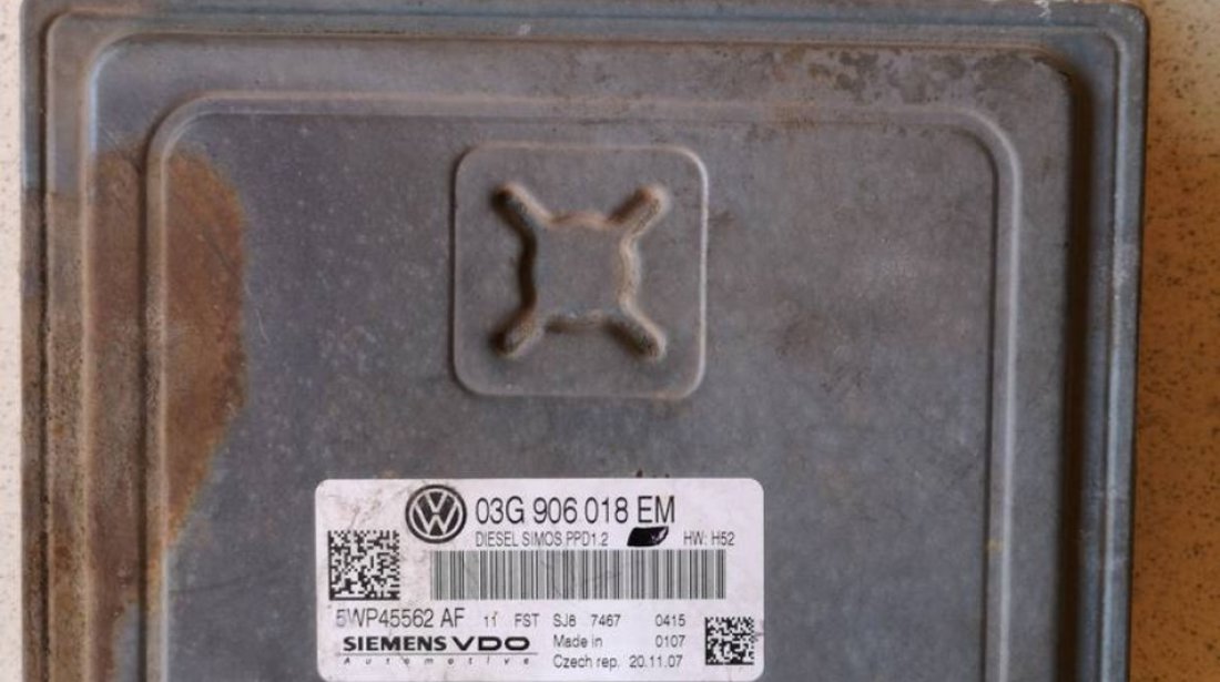 Instalatie Motor Electrica VW Passat B6 2.0 TDI Diesel BMR ECU 03G906018EM