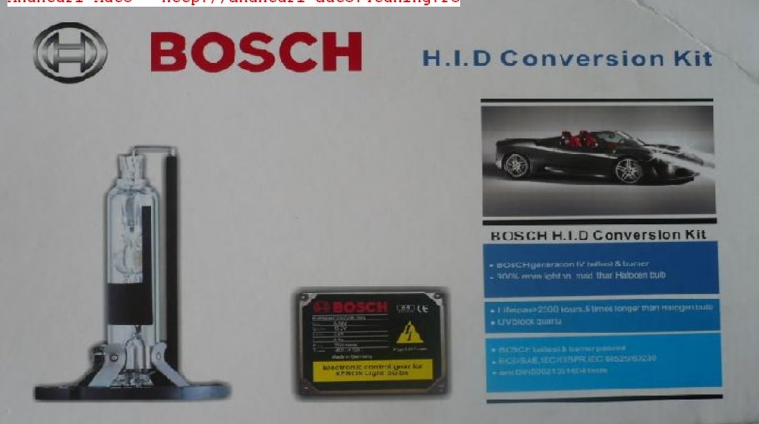 INSTALATII XENON BOSCH H7 35W 80 EURO