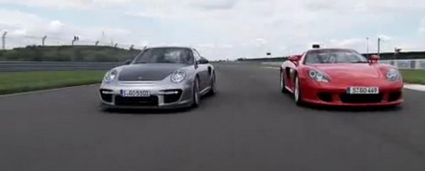 Intalnire de gradul zero: Porsche Carrera GT versus 911 GT2 RS!