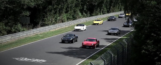 Intalnirea posesorilor de Ferrari F12 aduna la Nurburgring circa 30.000 CP