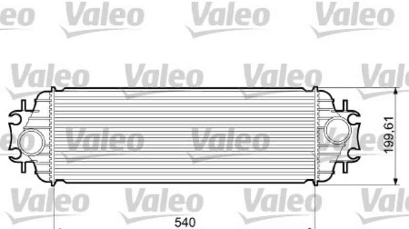 Intercooler, compresor (817554 VALEO) NISSAN,OPEL,RENAULT,VAUXHALL
