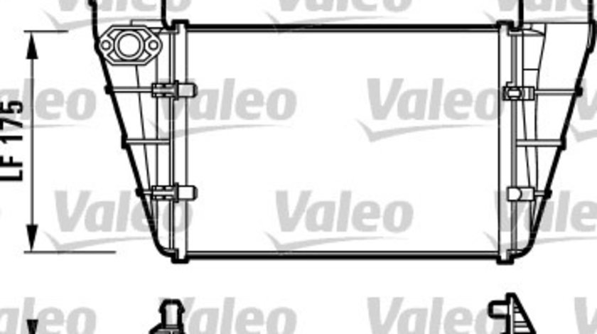 Intercooler, compresor (817625 VALEO) AUDI,VW