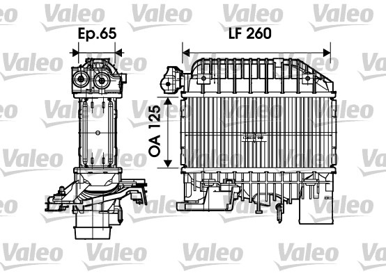 Intercooler, compresor (817698 VALEO) TOYOTA