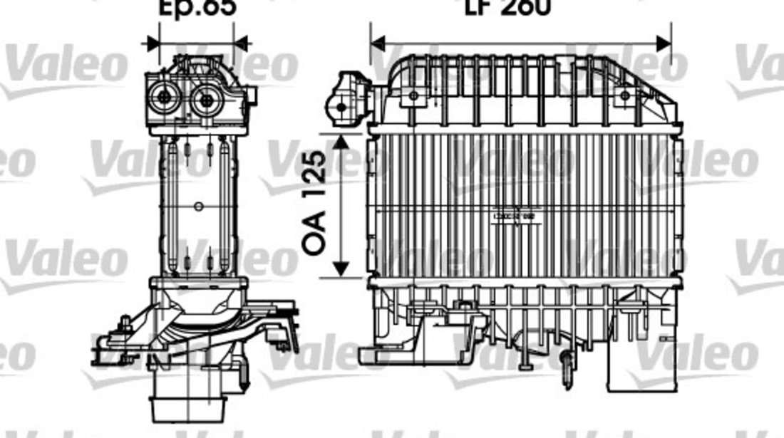 Intercooler, compresor (817698 VALEO) TOYOTA