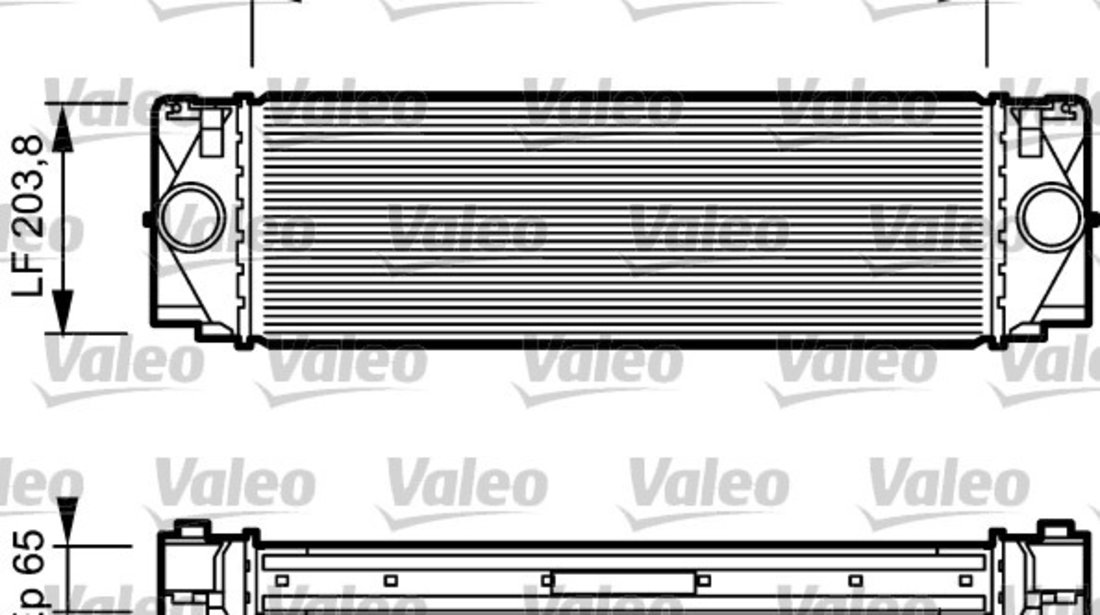 Intercooler, compresor (817994 VALEO) MERCEDES-BENZ