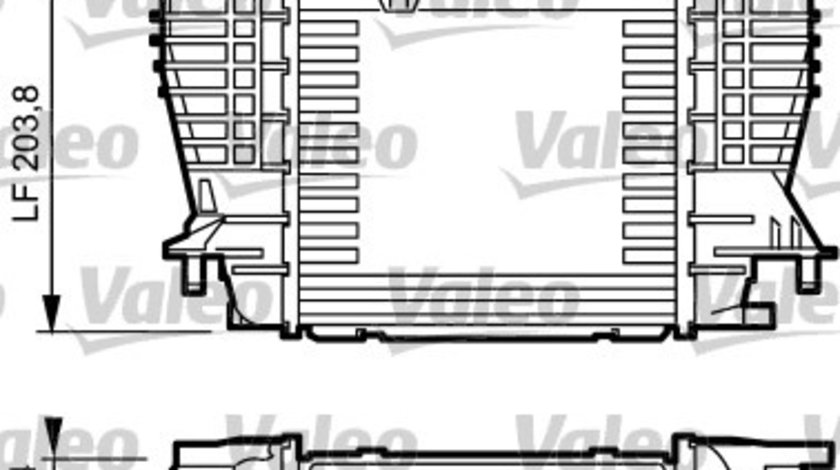 Intercooler, compresor (817999 VALEO) RENAULT