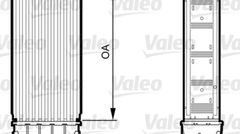 Intercooler, compresor (818226 VALEO) Citroen,DS,PEUGEOT